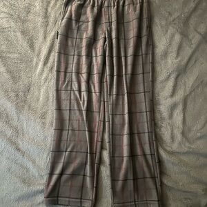 Avalanche Gray Dress Pants with Wide-Leg Design